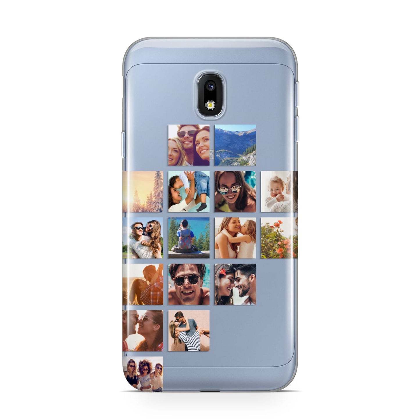 Left Diagonal Photo Montage Upload Samsung Galaxy J3 2017 Case