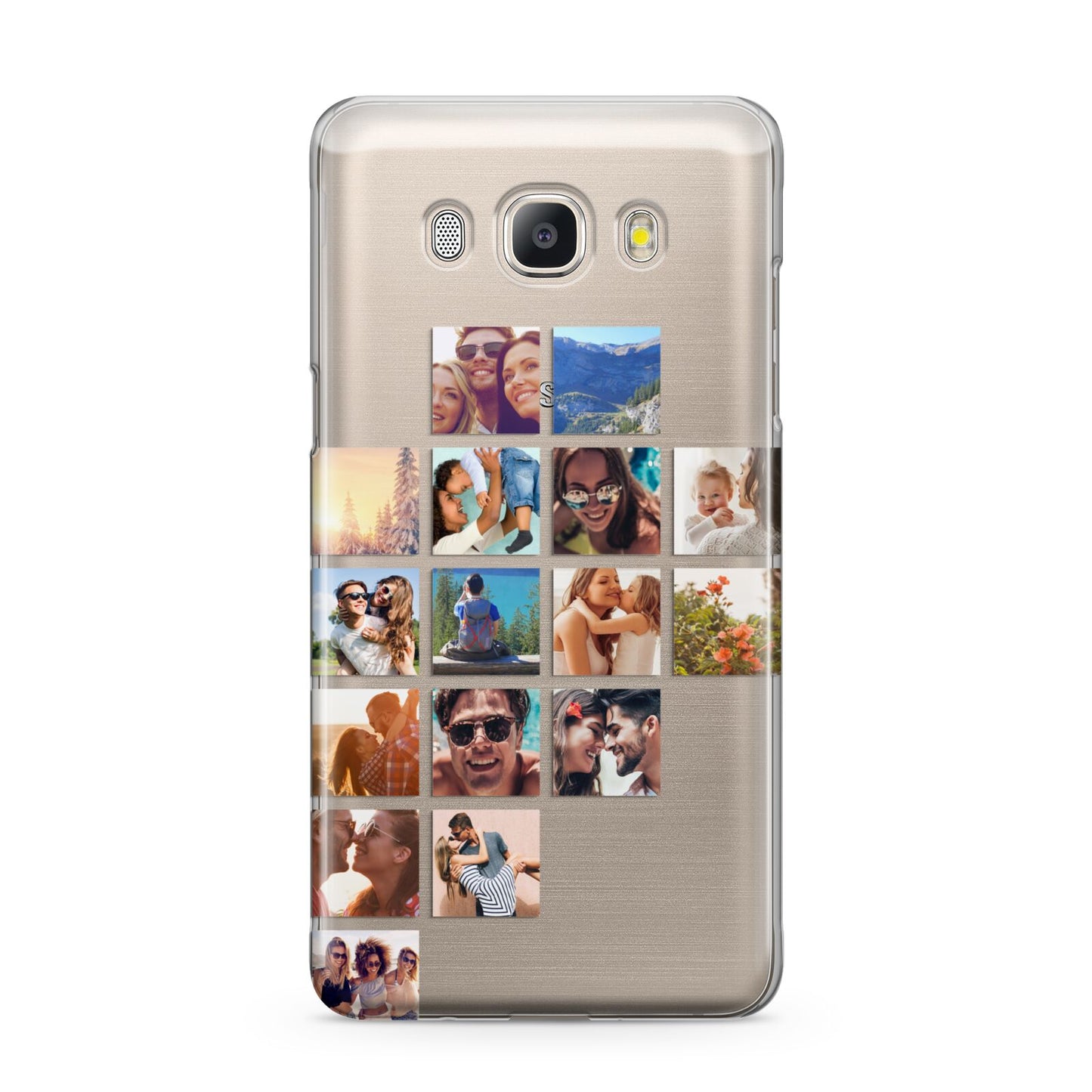 Left Diagonal Photo Montage Upload Samsung Galaxy J5 2016 Case