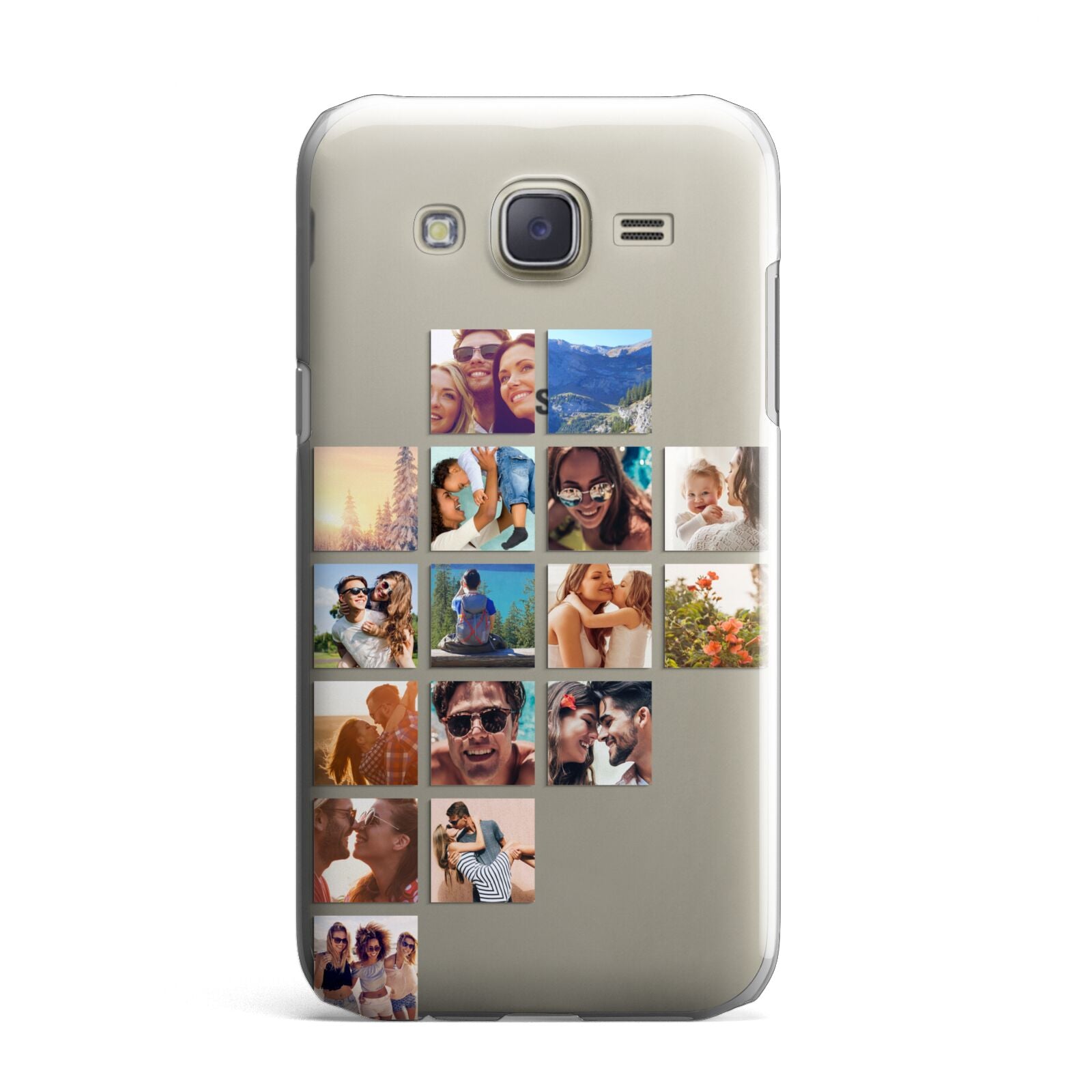Left Diagonal Photo Montage Upload Samsung Galaxy J7 Case