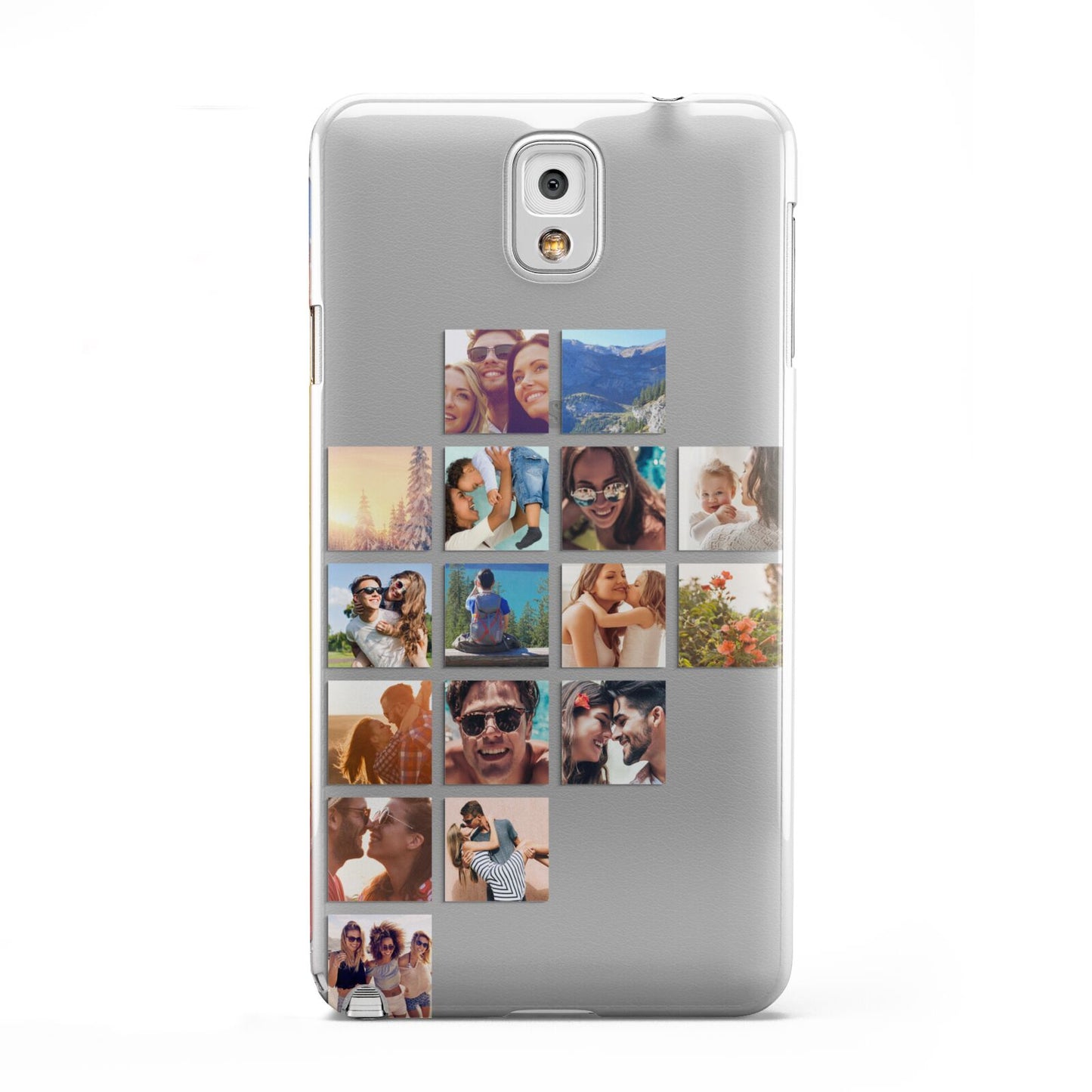 Left Diagonal Photo Montage Upload Samsung Galaxy Note 3 Case