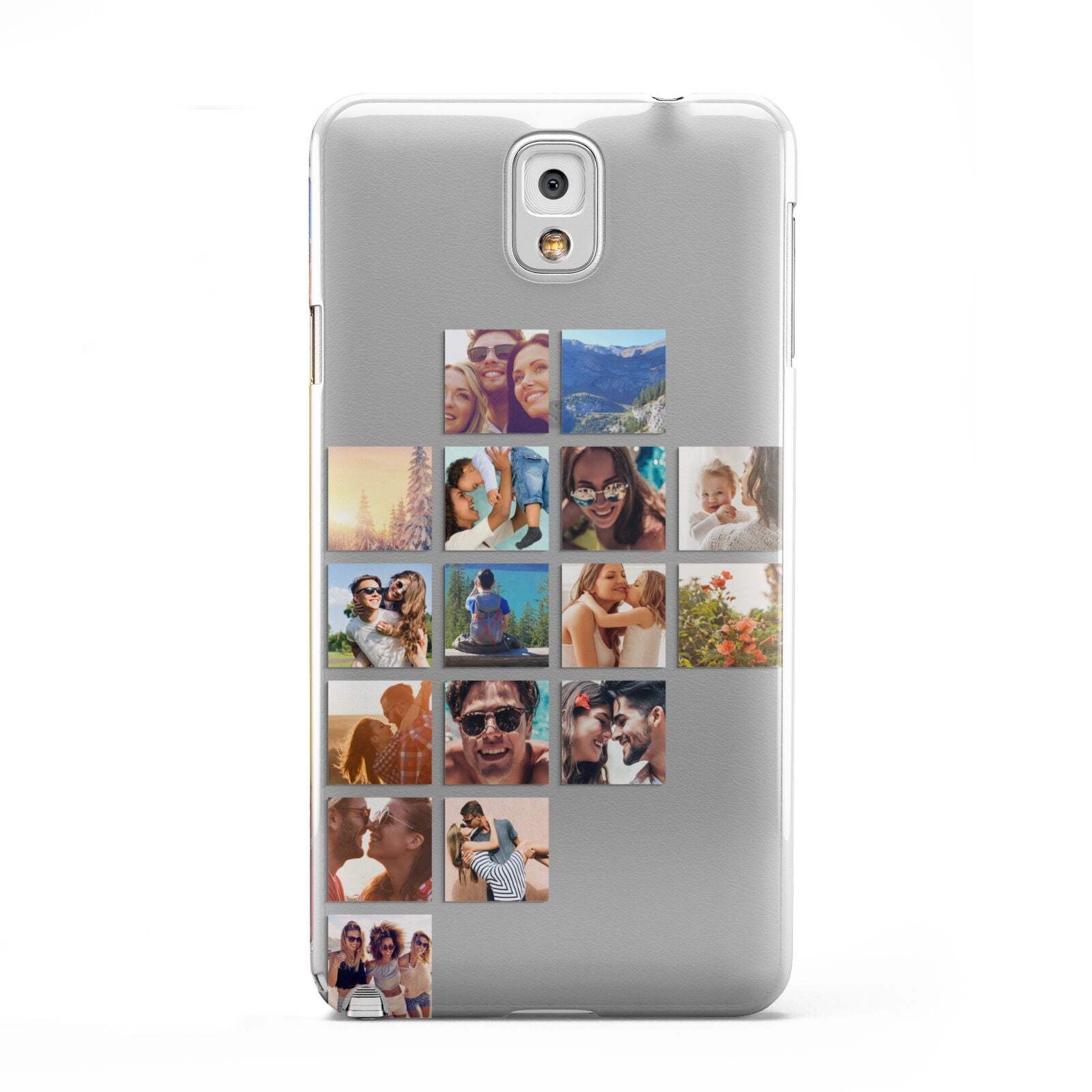 Left Diagonal Photo Montage Upload Samsung Galaxy Note 3 Case