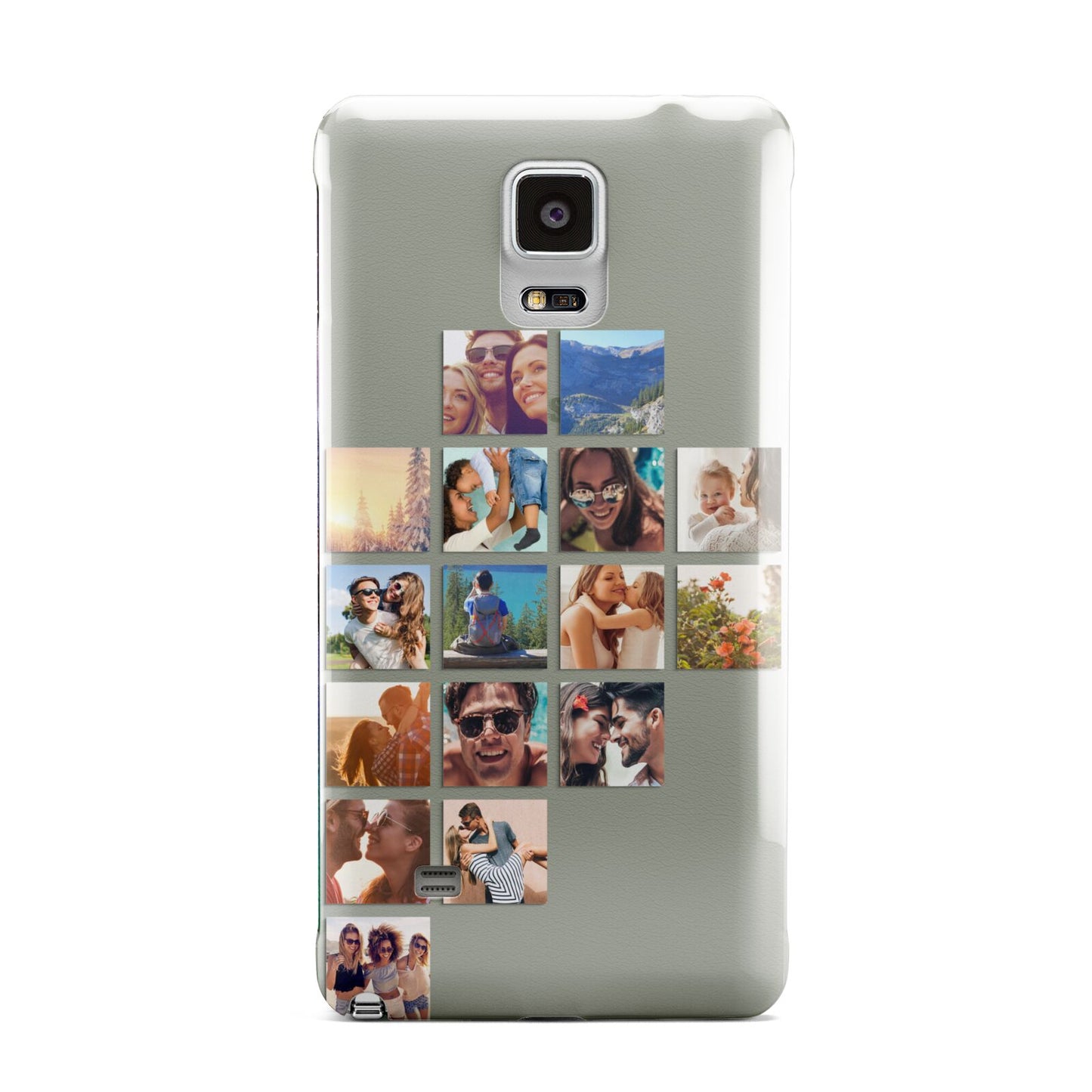Left Diagonal Photo Montage Upload Samsung Galaxy Note 4 Case