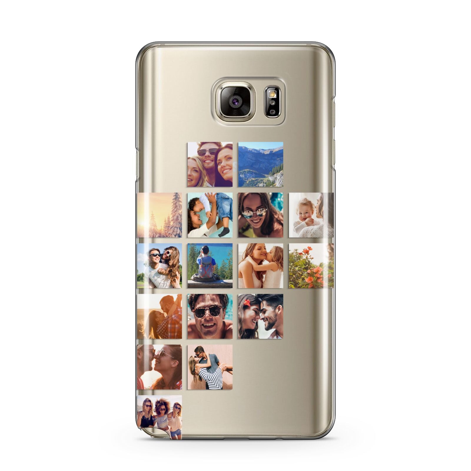 Left Diagonal Photo Montage Upload Samsung Galaxy Note 5 Case