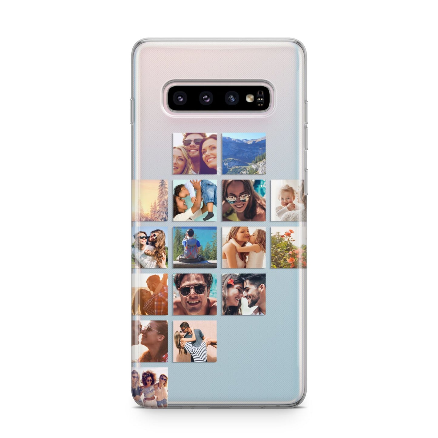 Left Diagonal Photo Montage Upload Samsung Galaxy S10 Plus Case