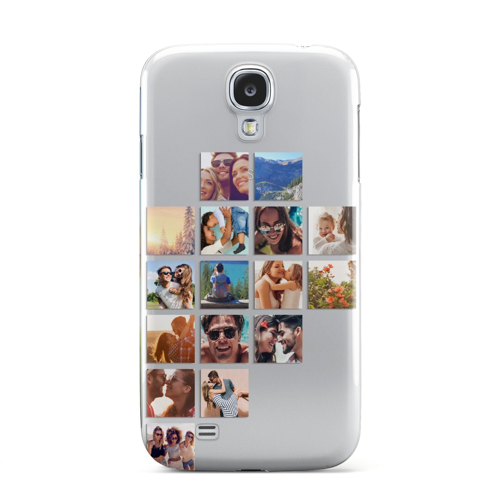 Left Diagonal Photo Montage Upload Samsung Galaxy S4 Case