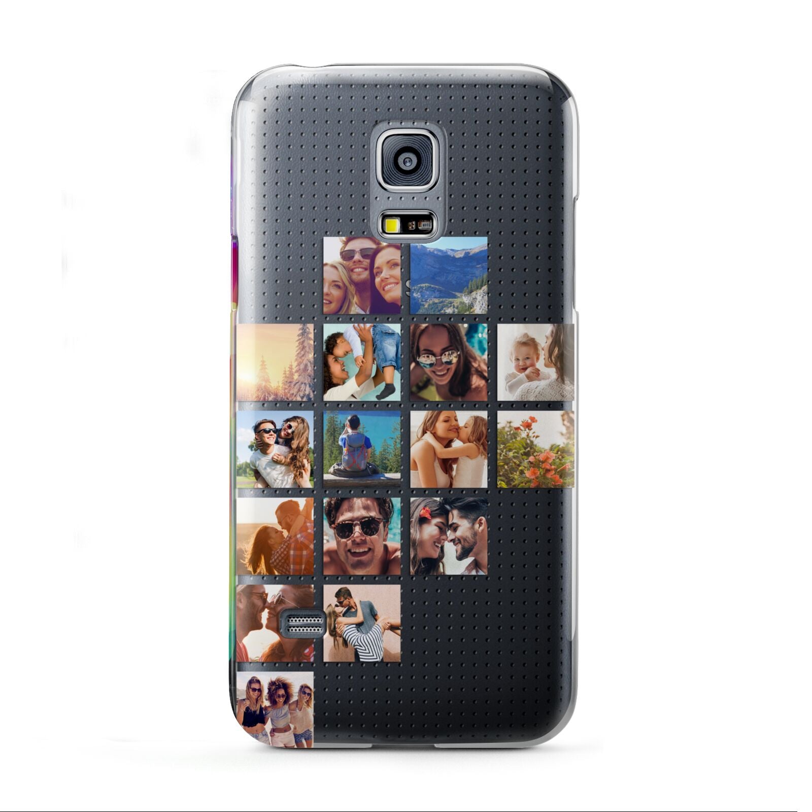 Left Diagonal Photo Montage Upload Samsung Galaxy S5 Mini Case