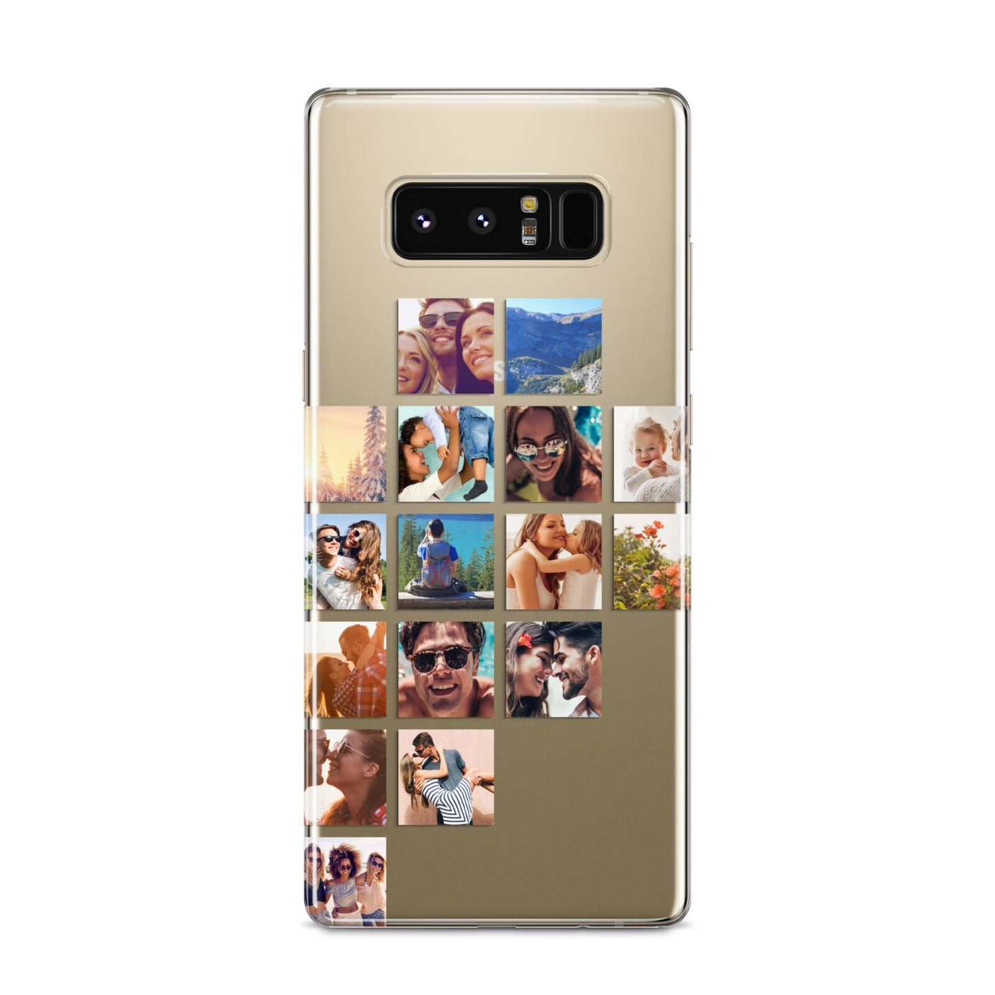 Left Diagonal Photo Montage Upload Samsung Galaxy S8 Case