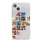Left Diagonal Photo Montage Upload iPhone 13 Clear Bumper Case