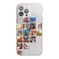 Left Diagonal Photo Montage Upload iPhone 13 Pro Max TPU Impact Case with Pink Edges