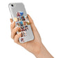 Left Diagonal Photo Montage Upload iPhone 7 Bumper Case on Silver iPhone Alternative Image
