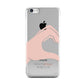 Left Hand in Half Heart with Name Apple iPhone 5c Case