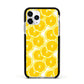 Lemon Fruit Slices Apple iPhone 11 Pro in Silver with Black Impact Case