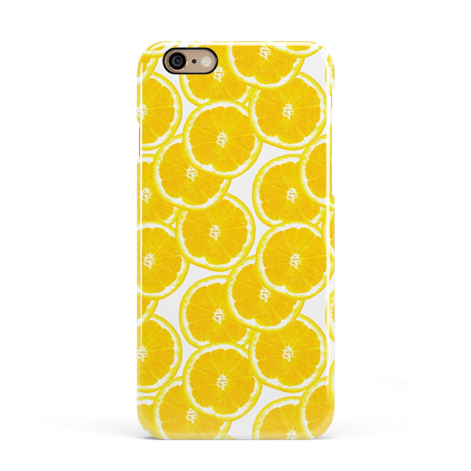 Lemon Fruit Slices Apple iPhone 6 3D Snap Case