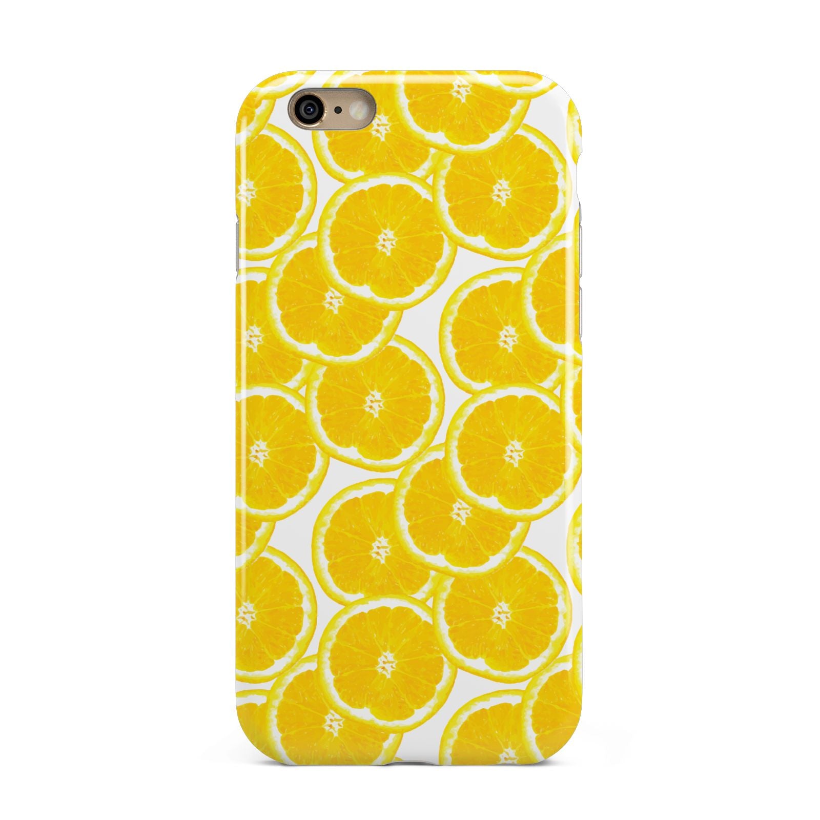Lemon Fruit Slices Apple iPhone 6 3D Tough Case