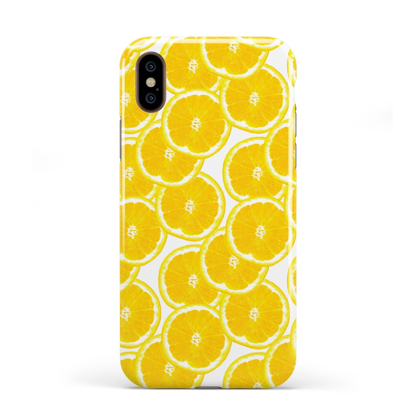 Lemon Fruit Slices Apple iPhone XS 3D Tough
