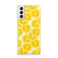 Lemon Fruit Slices Samsung S21 Plus Phone Case