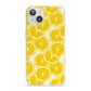 Lemon Fruit Slices iPhone 13 Clear Bumper Case