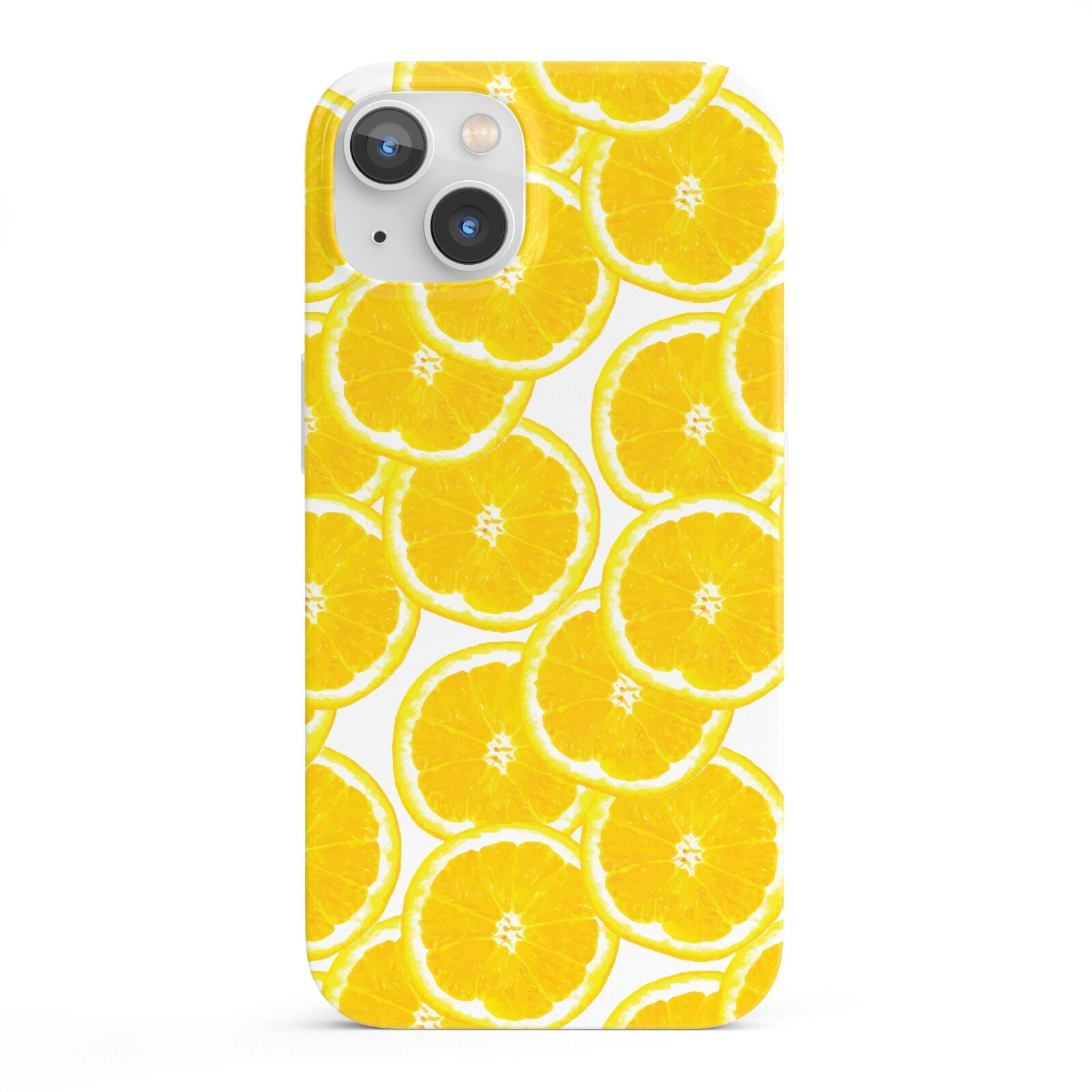 Lemon Fruit Slices iPhone 13 Full Wrap 3D Snap Case