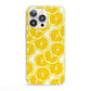 Lemon Fruit Slices iPhone 13 Pro Clear Bumper Case