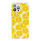 Lemon Fruit Slices iPhone 13 Pro Max Clear Bumper Case