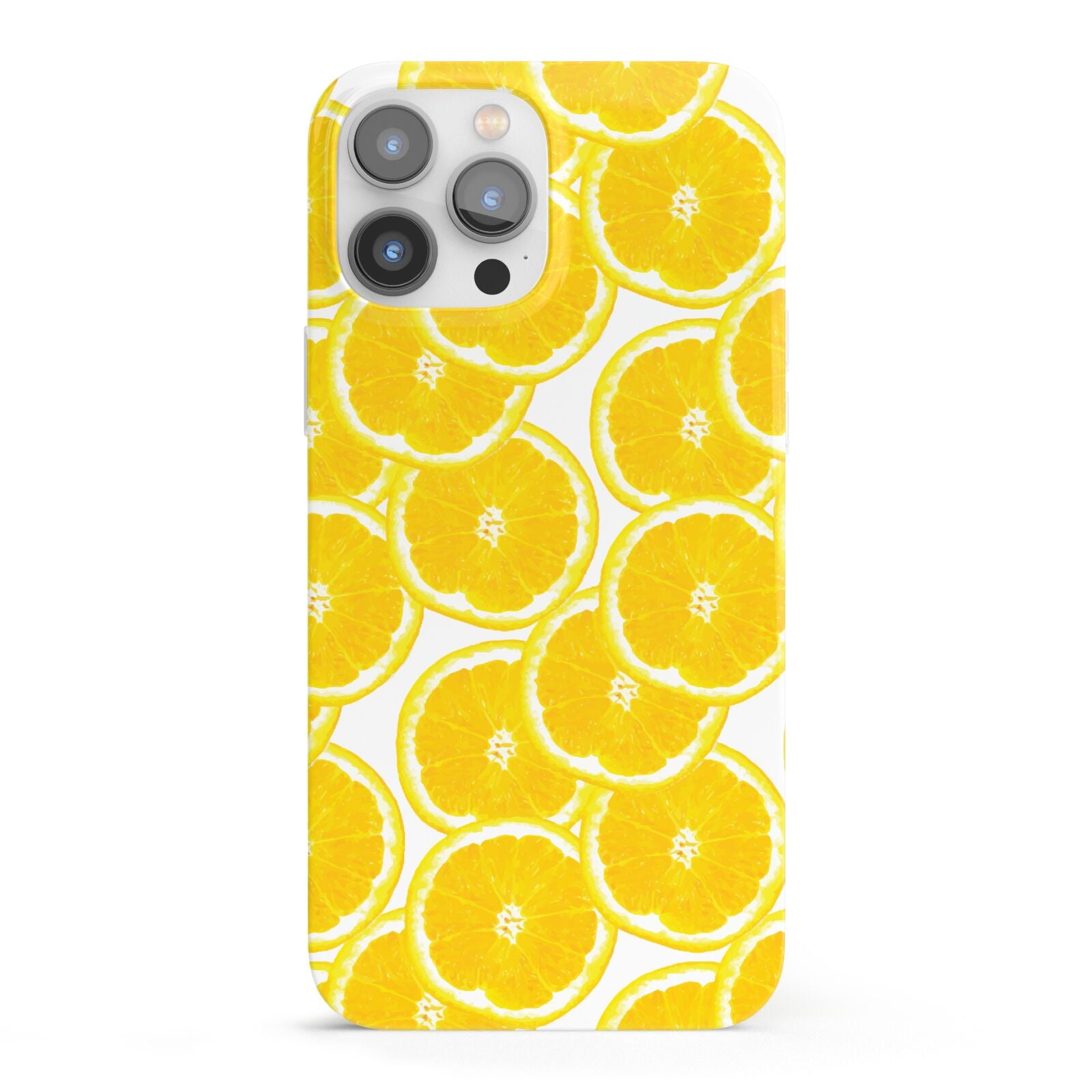 Lemon Fruit Slices iPhone 13 Pro Max Full Wrap 3D Snap Case