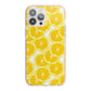 Lemon Fruit Slices iPhone 13 Pro Max TPU Impact Case with Pink Edges
