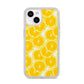 Lemon Fruit Slices iPhone 14 Clear Tough Case Starlight