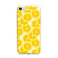 Lemon Fruit Slices iPhone 7 Bumper Case on Silver iPhone
