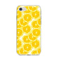 Lemon Fruit Slices iPhone 8 Bumper Case on Silver iPhone