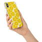 Lemon Fruit Slices iPhone X Bumper Case on Silver iPhone Alternative Image 2
