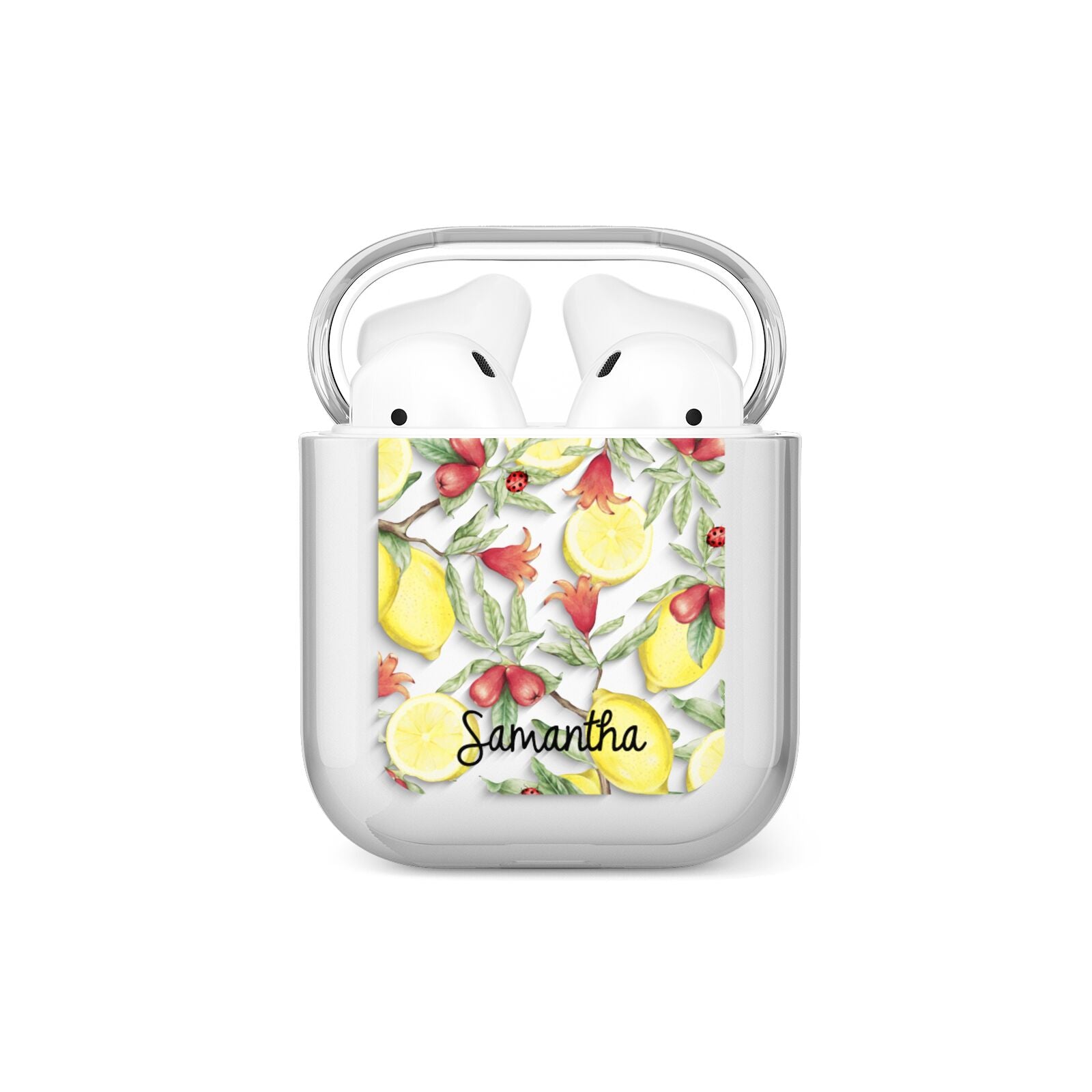 Lemon Tree with Name AirPods Case
