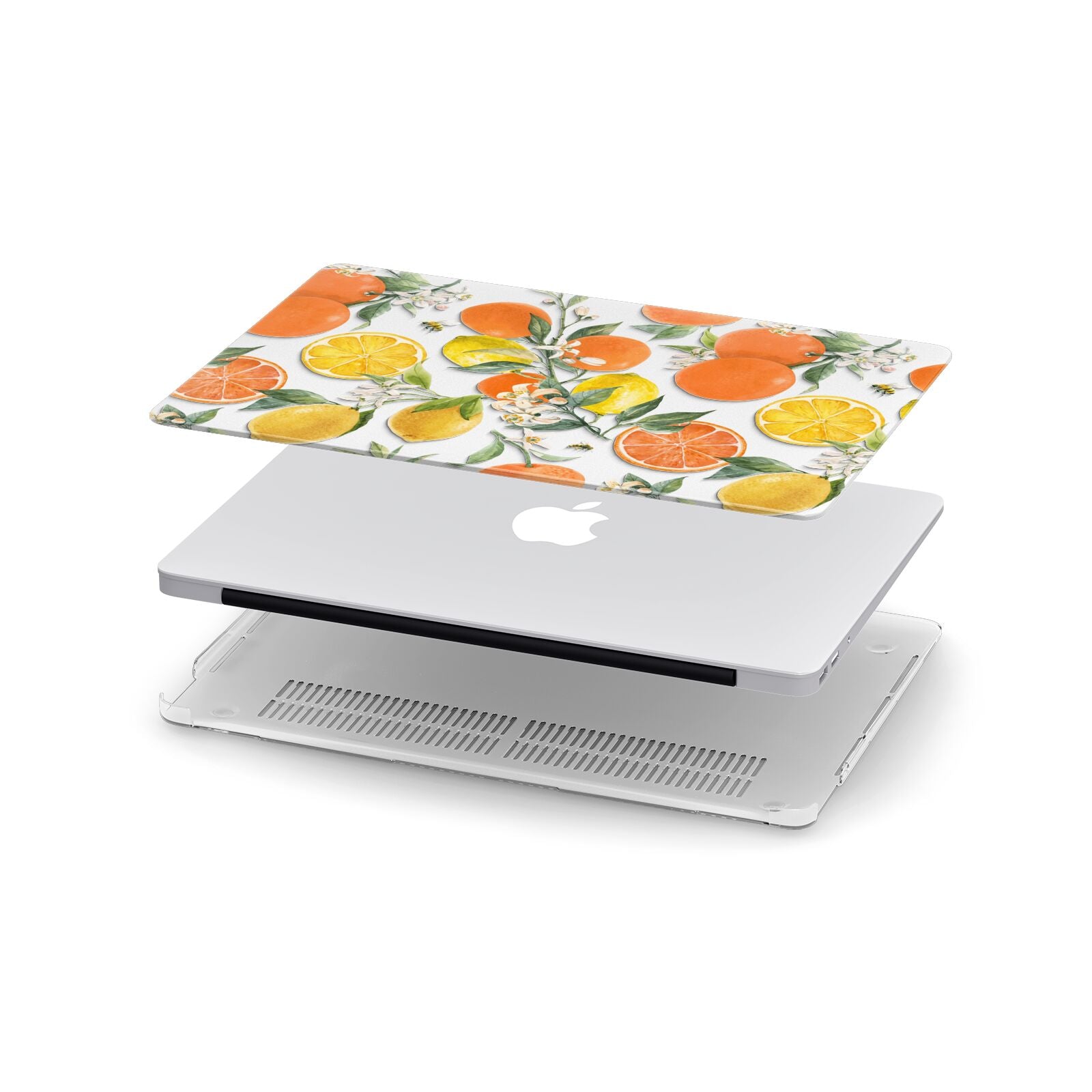 Lemons and Oranges Apple MacBook Case in Detail