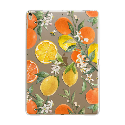 Lemons and Oranges Apple iPad Gold Case