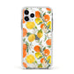 Lemons and Oranges Apple iPhone 11 Pro in Silver with White Impact Case