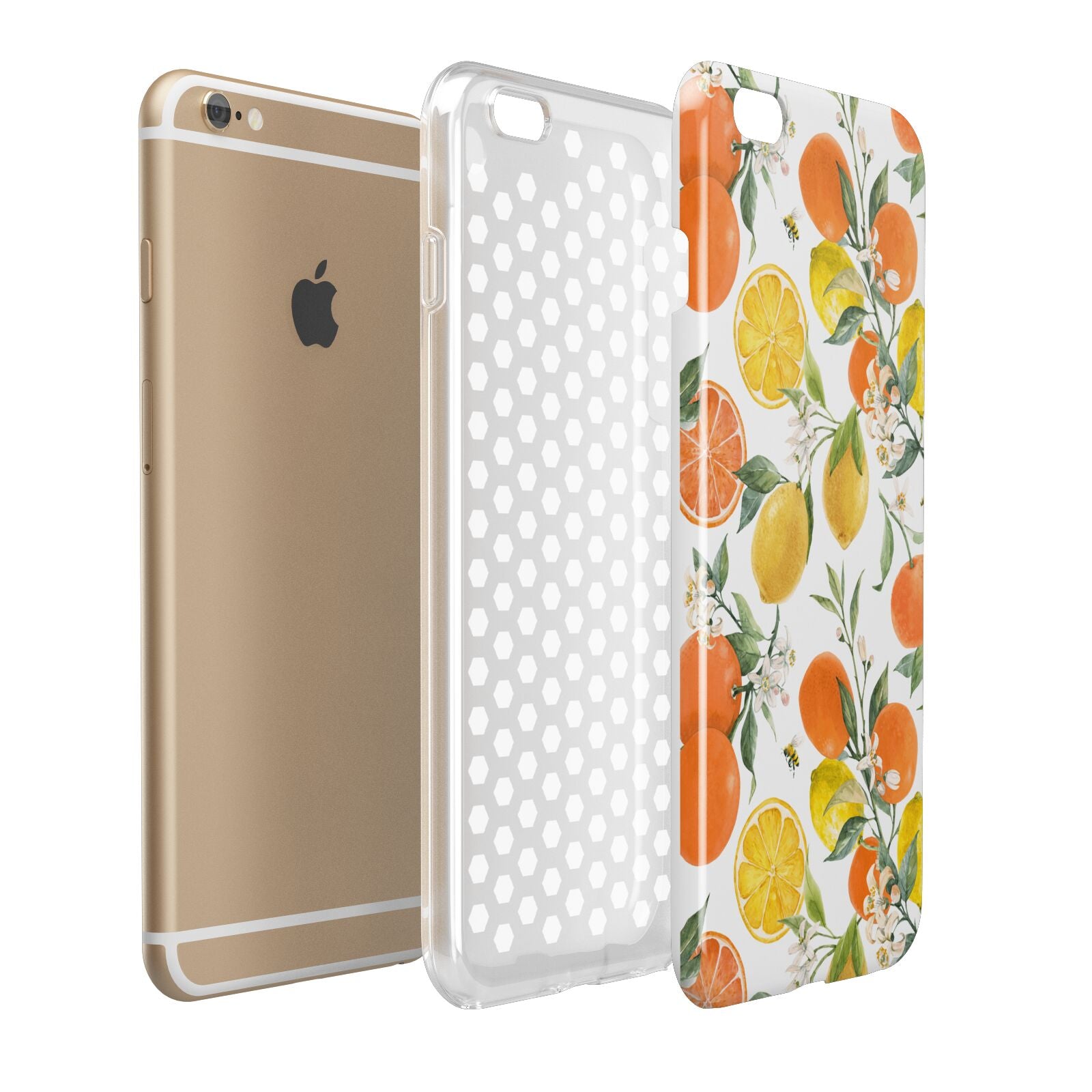 Lemons and Oranges Apple iPhone 6 Plus 3D Tough Case Expand Detail Image