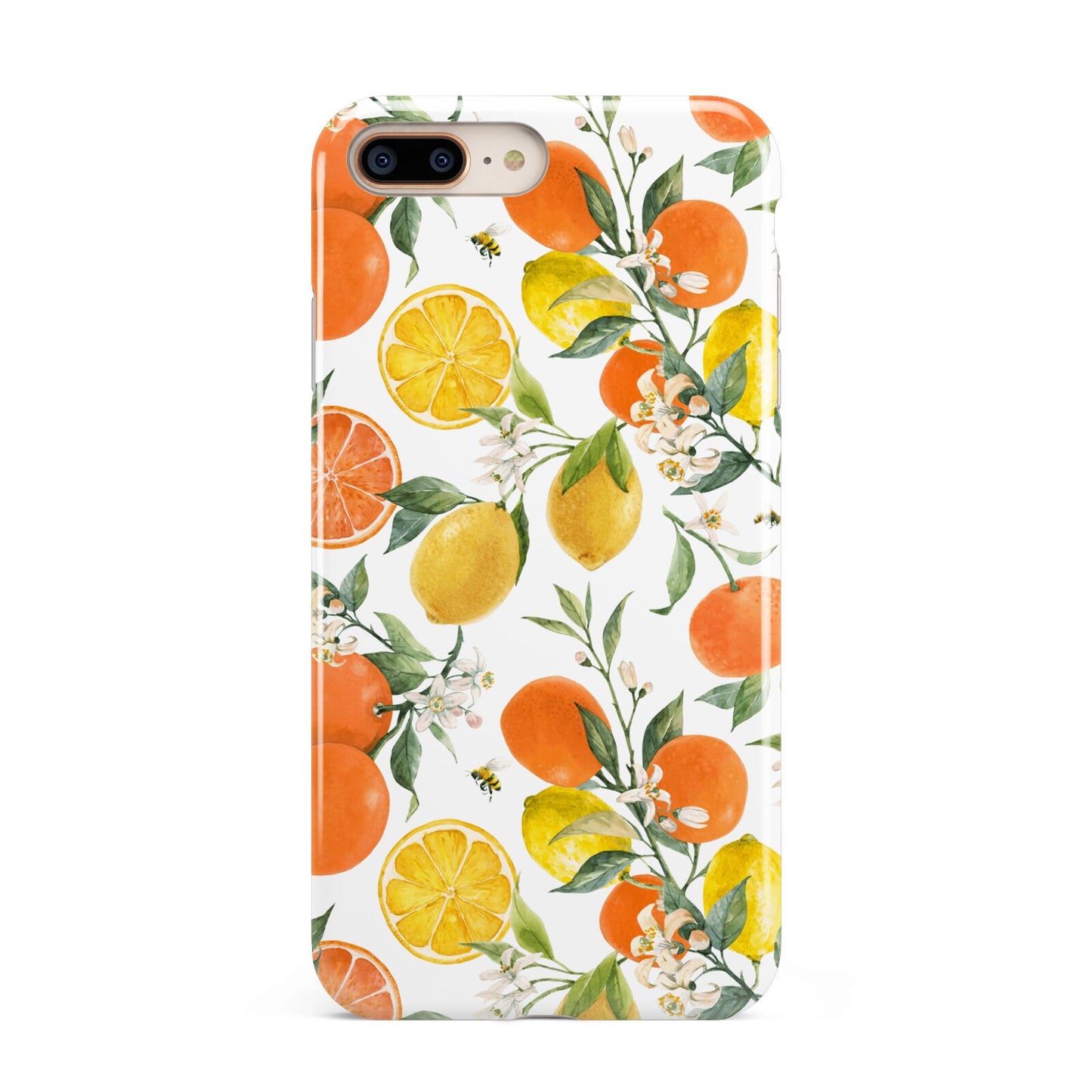 Lemons and Oranges Apple iPhone 7 8 Plus 3D Tough Case