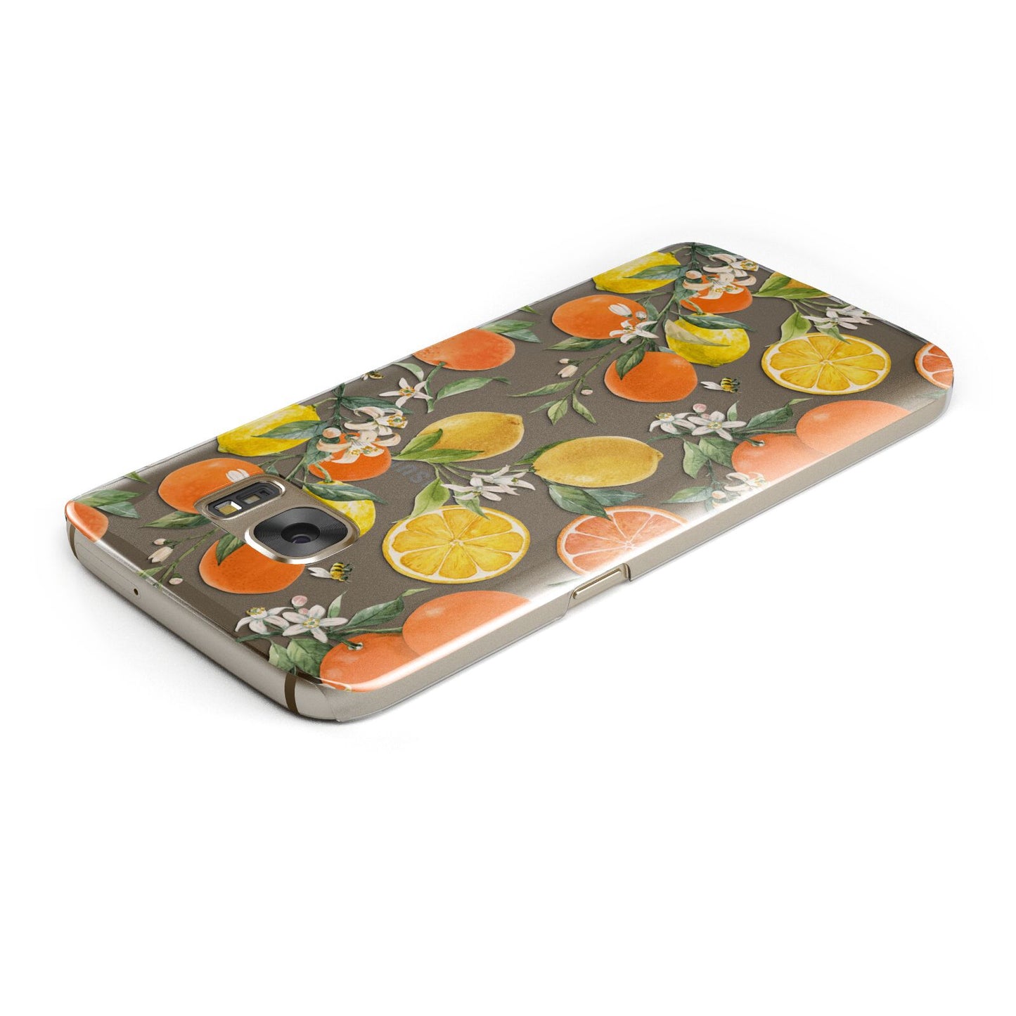 Lemons and Oranges Samsung Galaxy Case Top Cutout