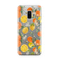Lemons and Oranges Samsung Galaxy S9 Plus Case on Silver phone