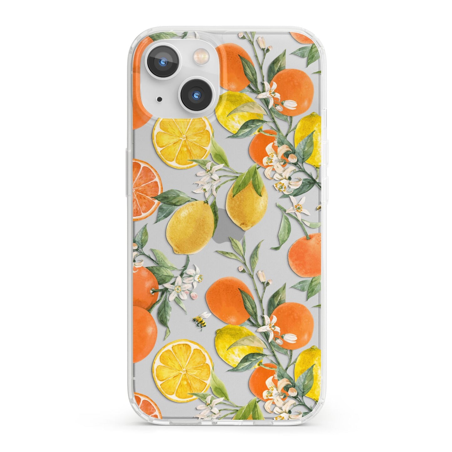 Lemons and Oranges iPhone 13 Clear Bumper Case