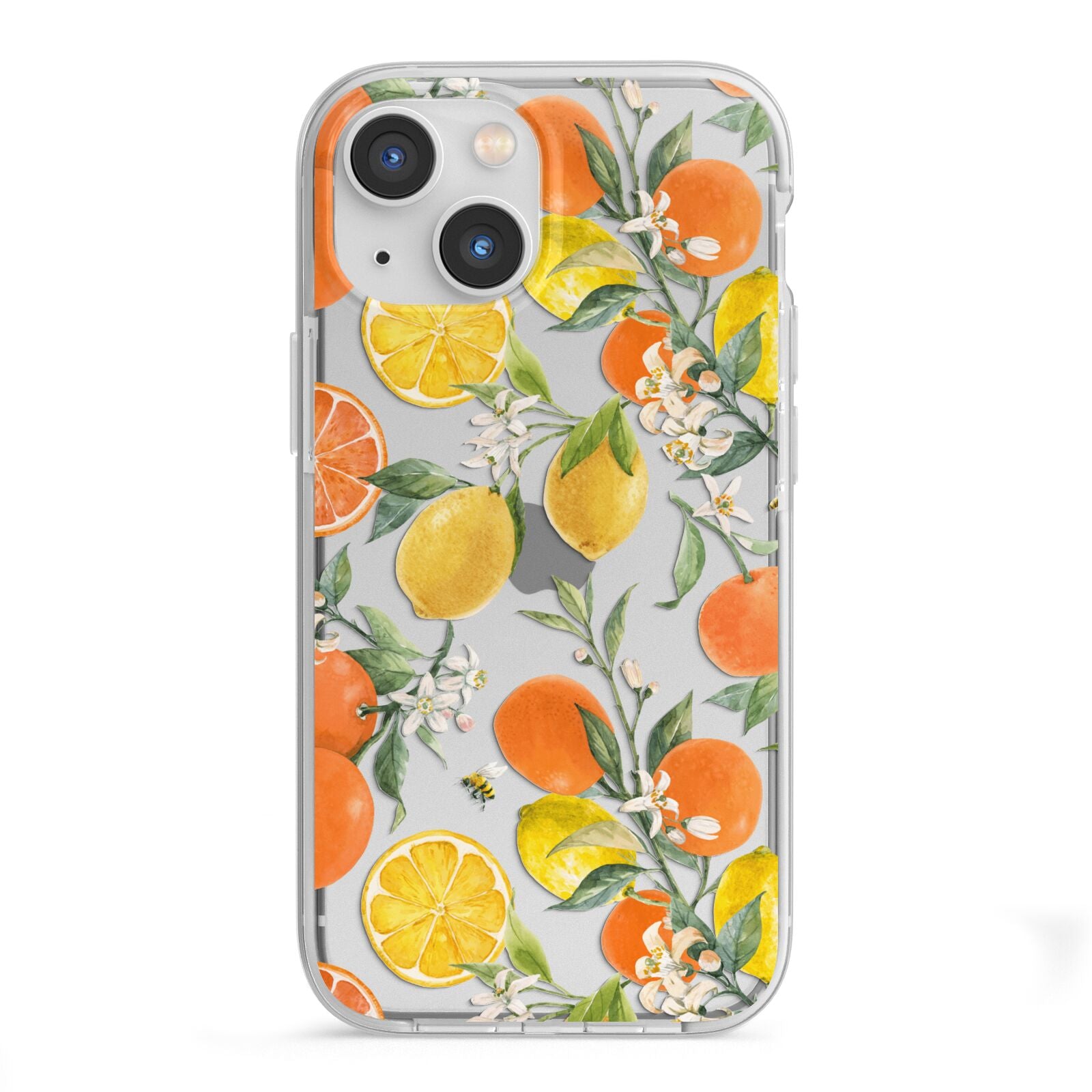 Lemons and Oranges iPhone 13 Mini TPU Impact Case with White Edges