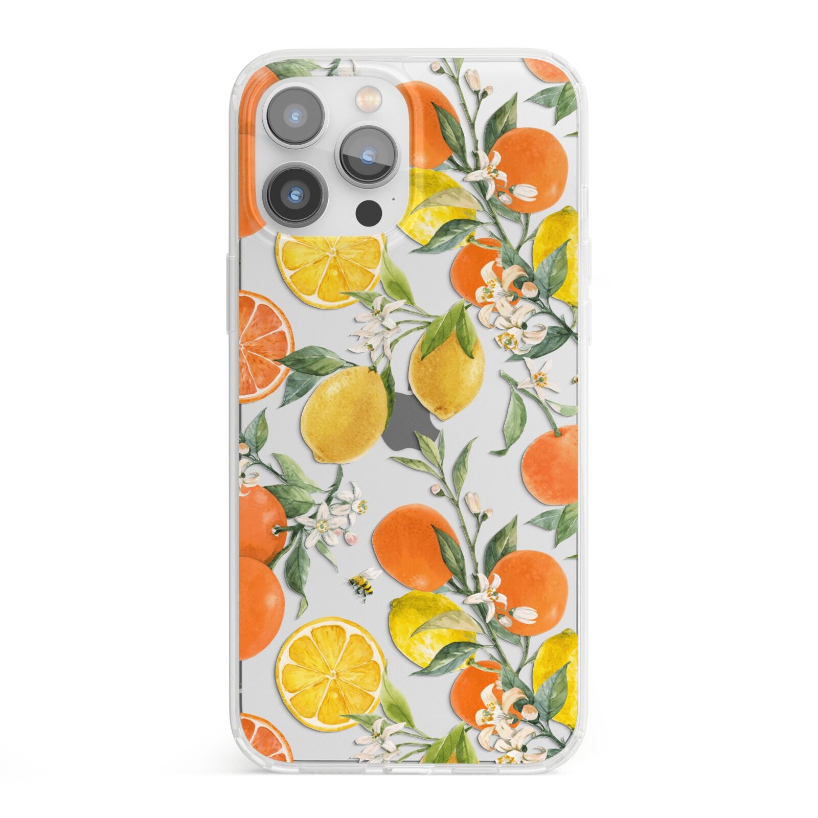 Lemons and Oranges iPhone 13 Pro Max Clear Bumper Case