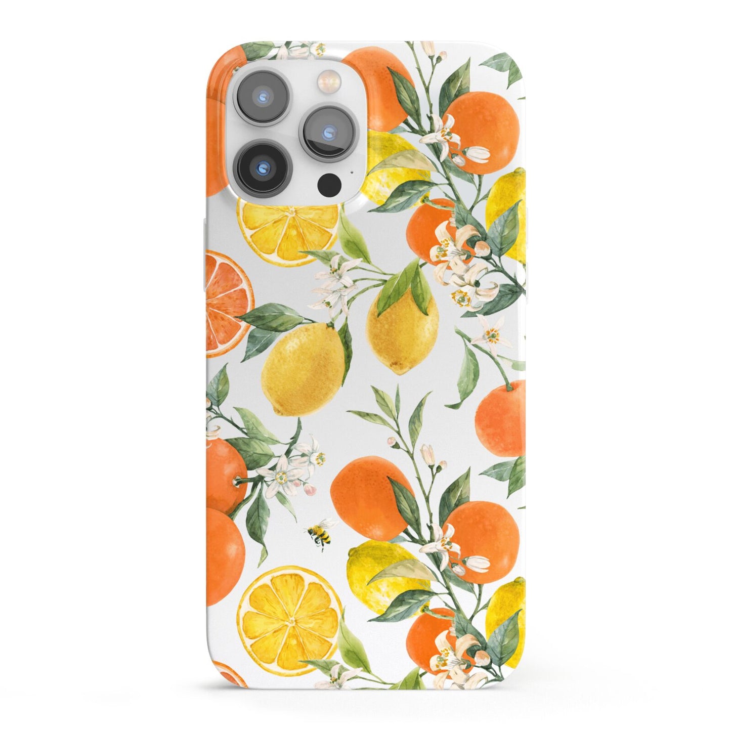 Lemons and Oranges iPhone 13 Pro Max Full Wrap 3D Snap Case
