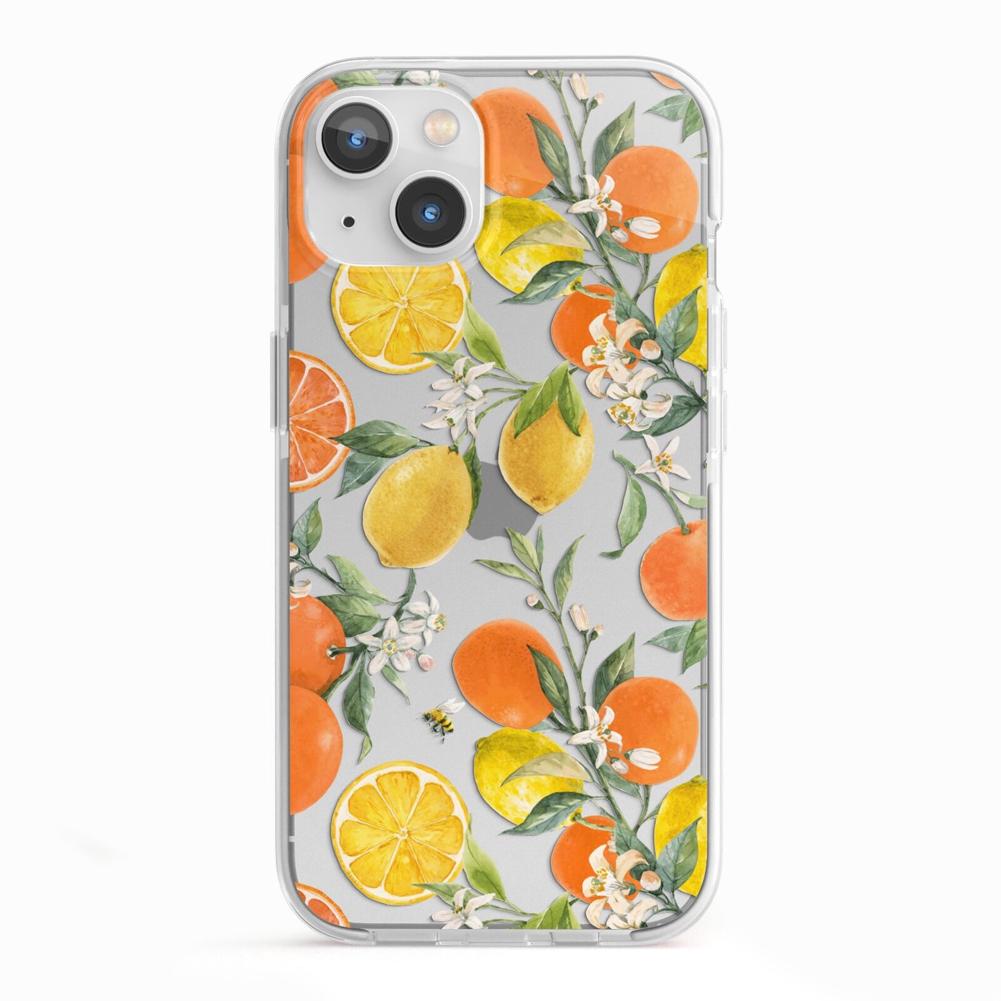 Lemons and Oranges iPhone 13 TPU Impact Case with White Edges