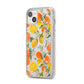 Lemons and Oranges iPhone 14 Plus Clear Tough Case Starlight Angled Image