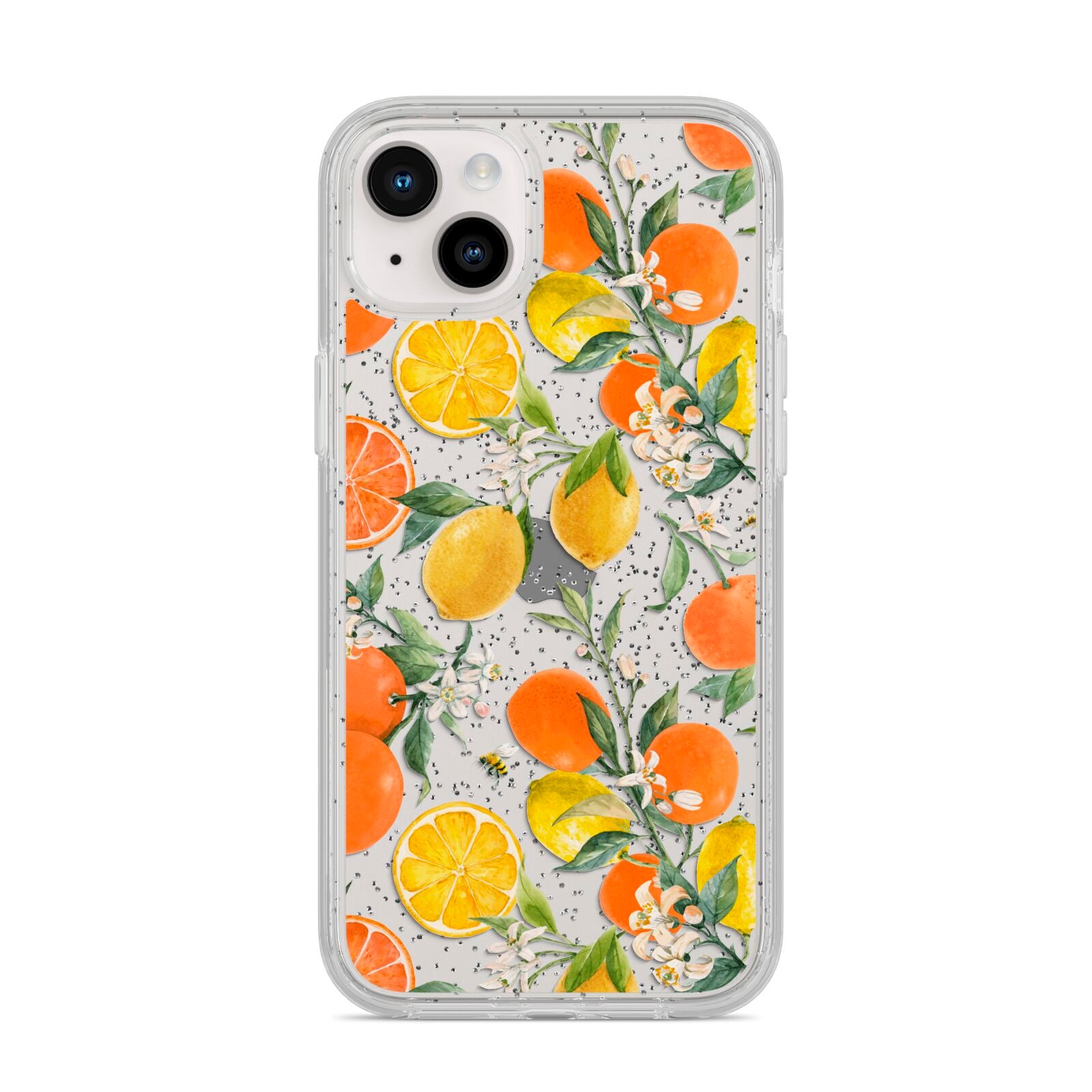 Lemons and Oranges iPhone 14 Plus Glitter Tough Case Starlight