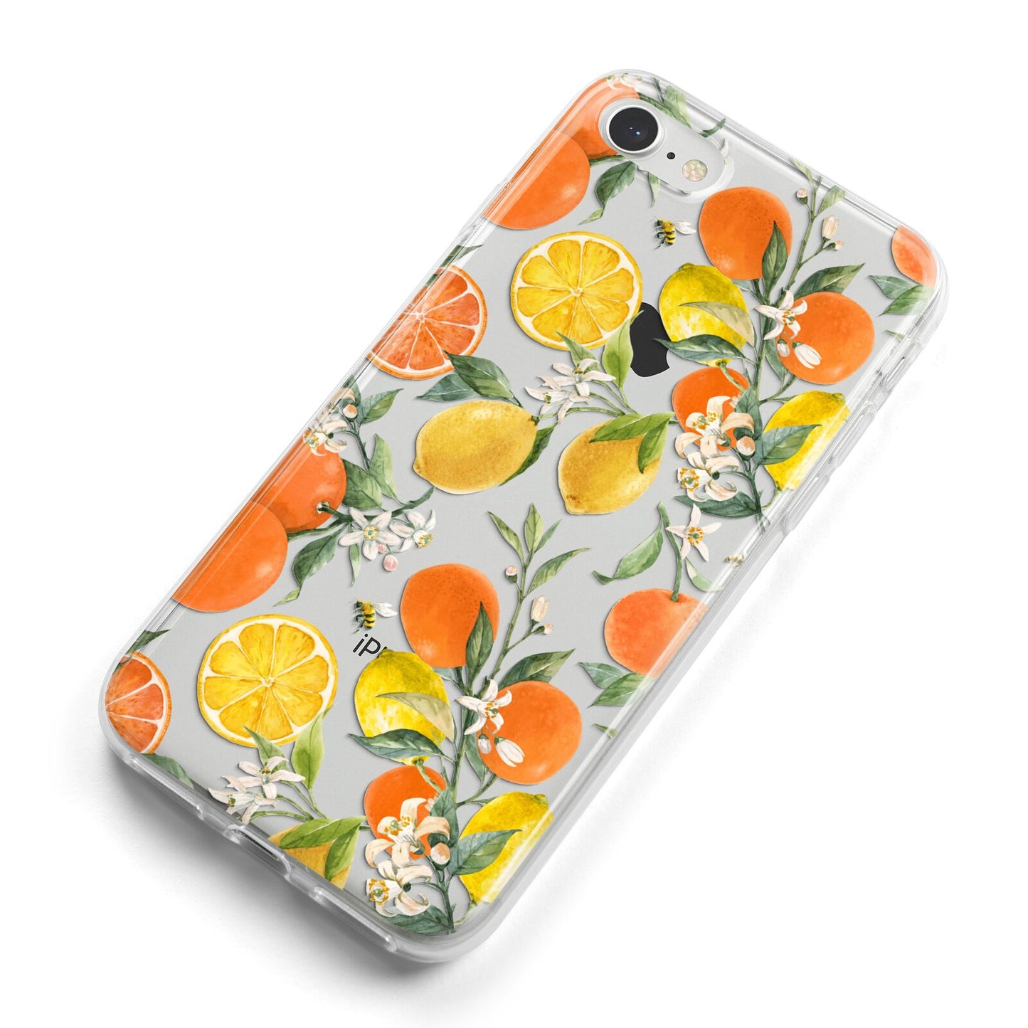 Lemons and Oranges iPhone 8 Bumper Case on Silver iPhone Alternative Image