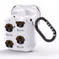 Leonberger Icon with Name AirPods Clear Case Side Image