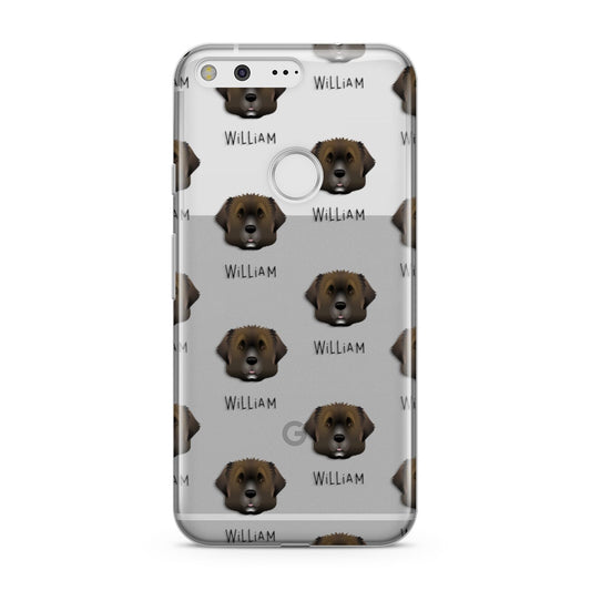 Leonberger Icon with Name Google Pixel Case
