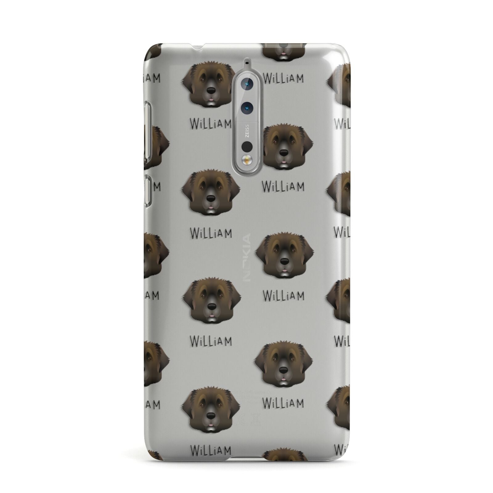 Leonberger Icon with Name Nokia Case
