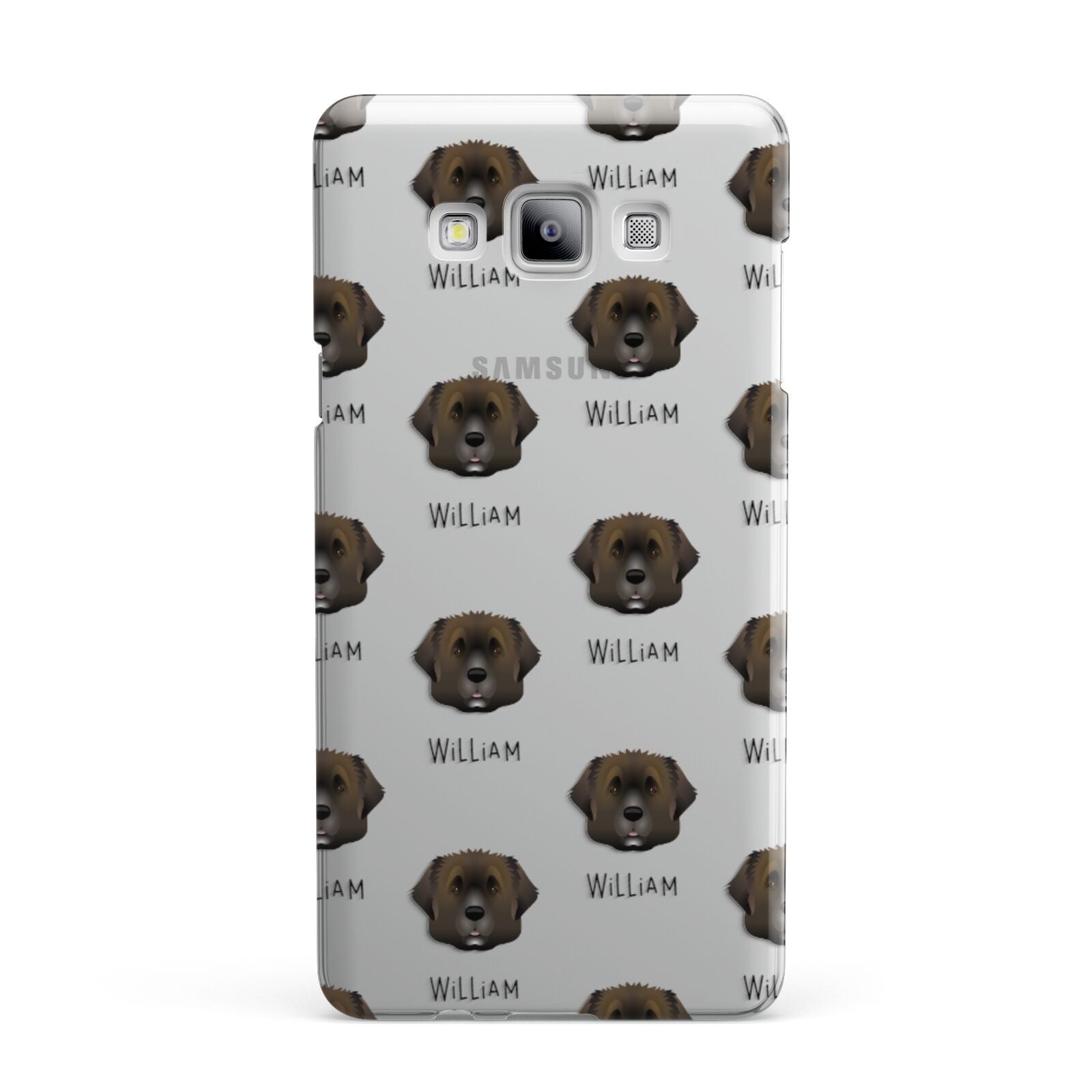 Leonberger Icon with Name Samsung Galaxy A7 2015 Case
